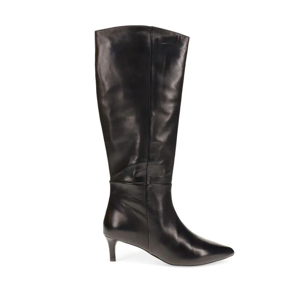 Catia Leather Long Boots - CATIA / 325 952 - Black - Image 2
