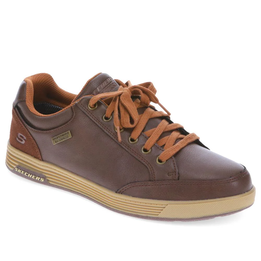 Skechers Cavell Sparkman Waterproof Trainers - SKE40508 / 325 736 - Chocolate