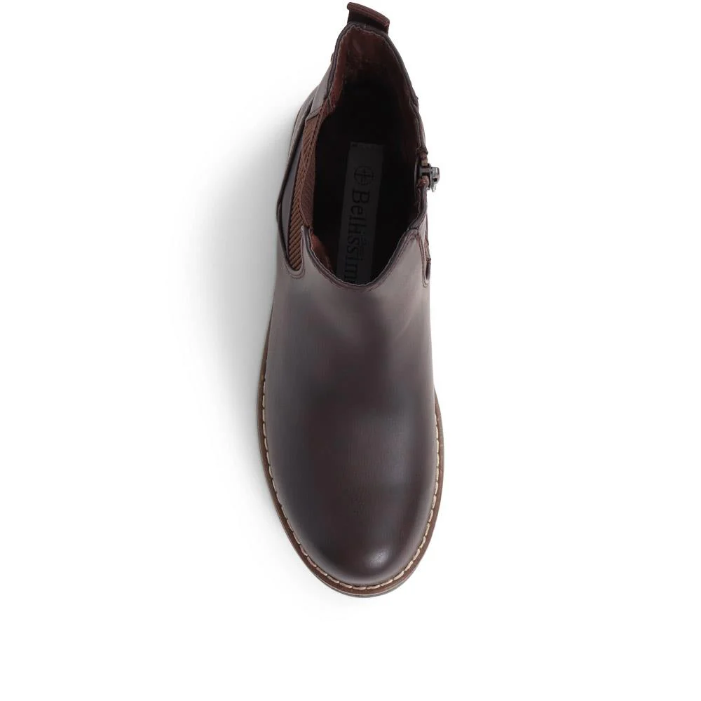 Chelsea Boots - BELWBINS38053 / 324 184 - Burgundy - Image 5