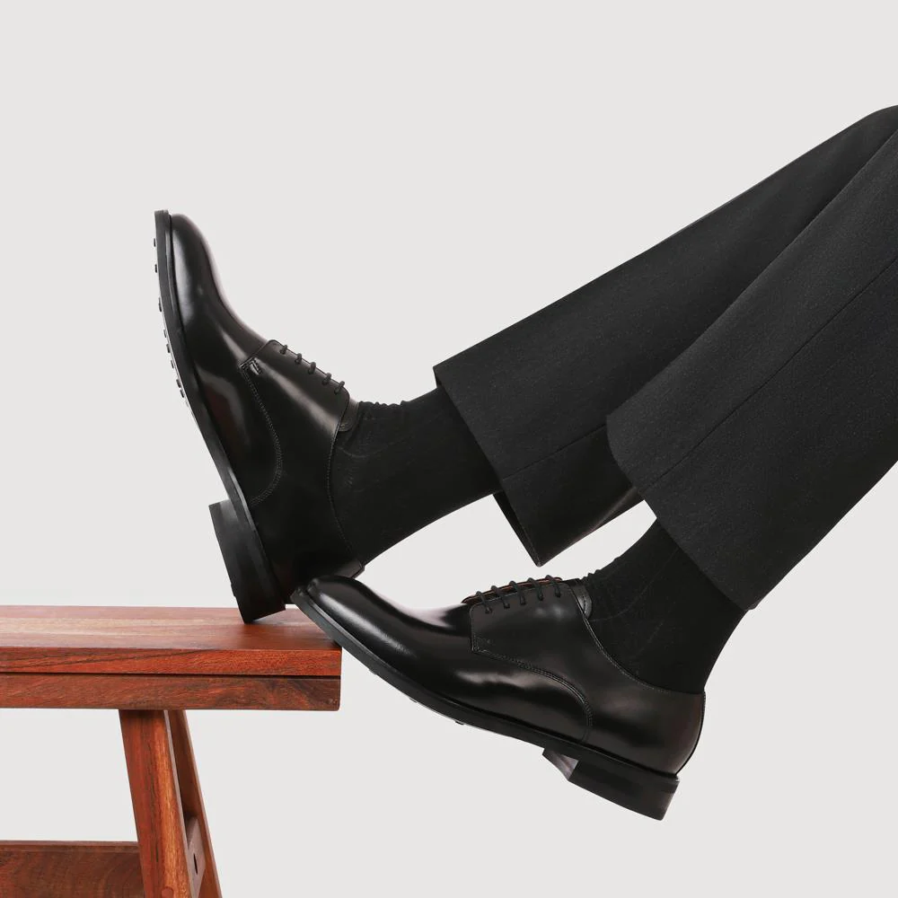 Chesterfield Smart Leather Blake Stitched Shoes - CHESTERFIELD / 327 965 - Black - Image 5