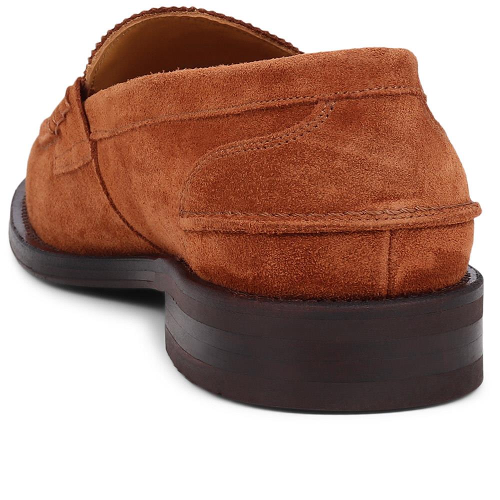 Chorleywood2 Leather Penny Loafers  - CHORLEYWOOD2 / 325 301 - Tan Suede - Image 3