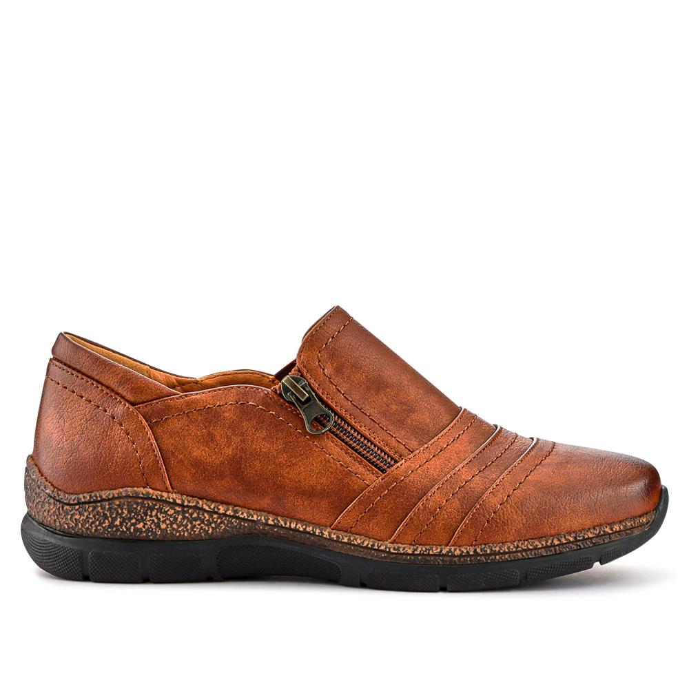 Chunky Casual Slip-Ons - WOIL41037 / 326 941 - Brown - Image 2