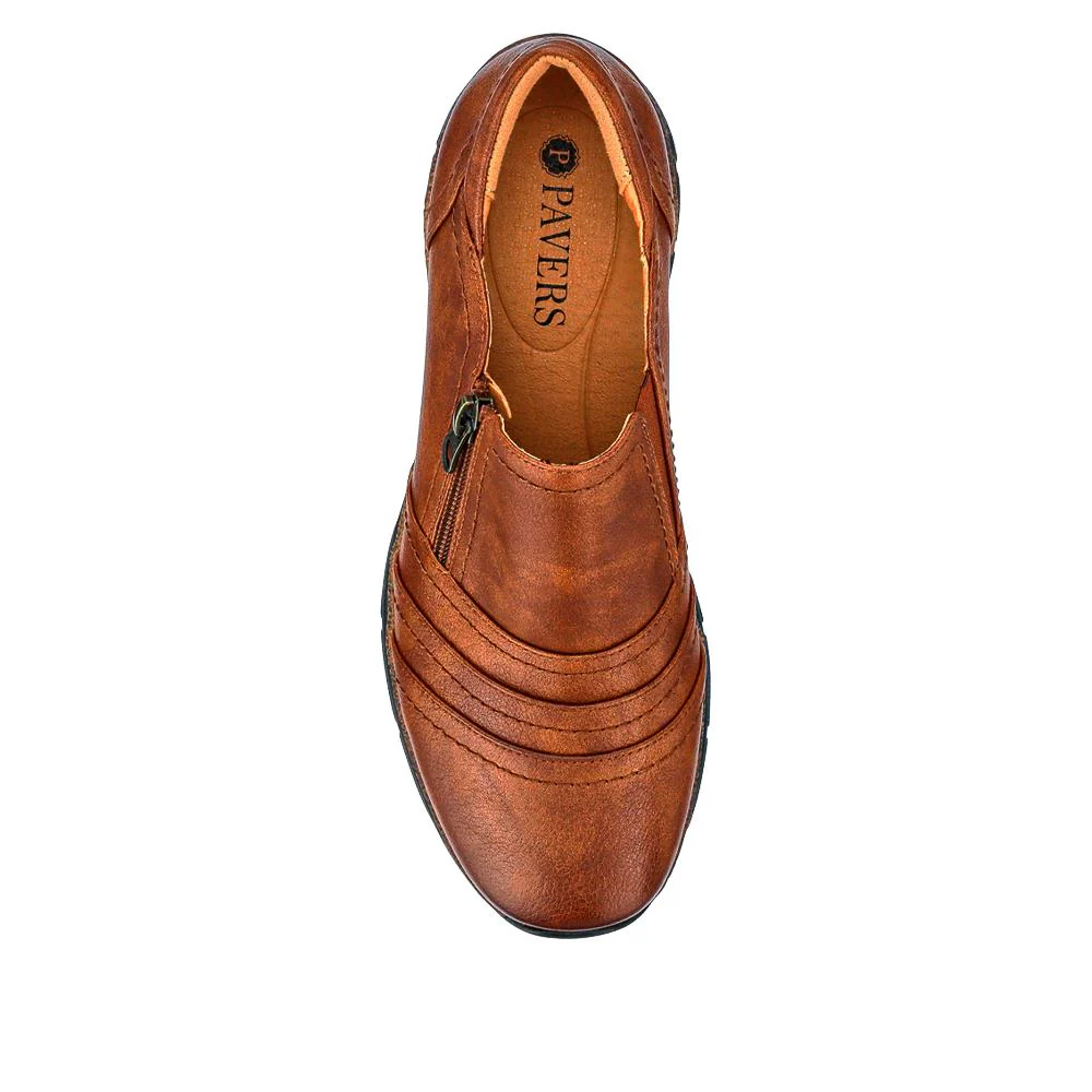 Chunky Casual Slip-Ons - WOIL41037 / 326 941 - Brown - Image 4