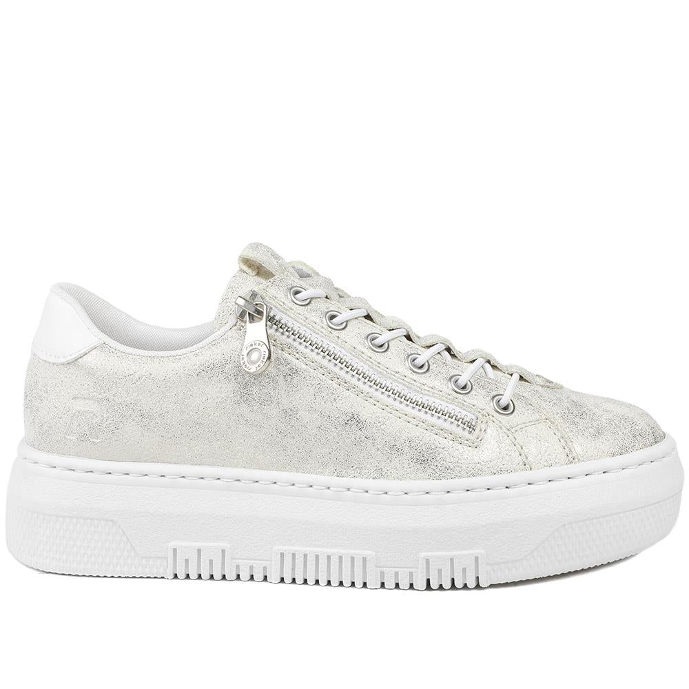 Chunky Dual-Fastening Trainers - RKR41512 / 326 828 - Gold - Image 3