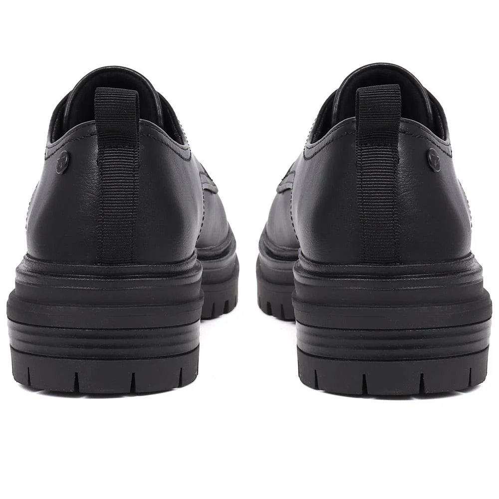 Chunky Lace-Up Shoes - WOIL38059 / 325 083 - Black - Image 3