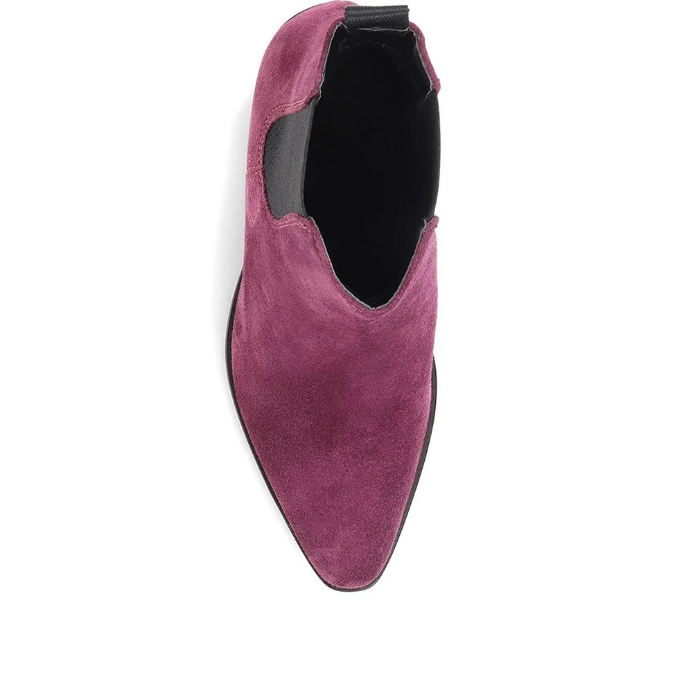 Clair Heeled Chelsea Boots - CLAIR / 322 538 - Purple - Image 4