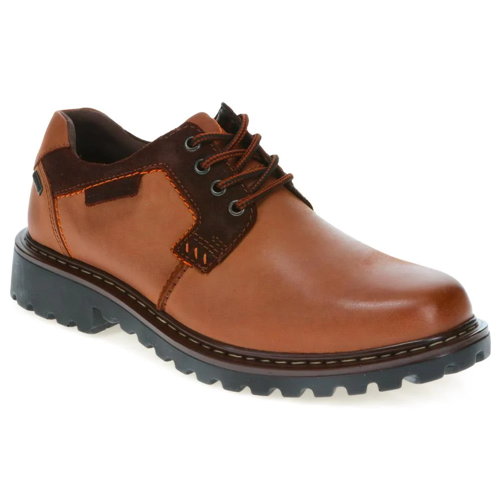Commando Tread Lace-Up Shoes - JOSEF40503 / 326 429 - Brown