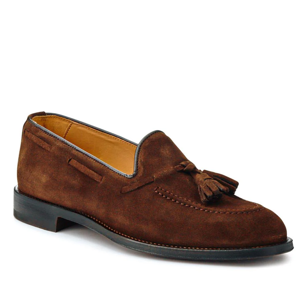 Corsino Smart Leather Loafers - CORSINO / 327 356 - Dark Brown Suede