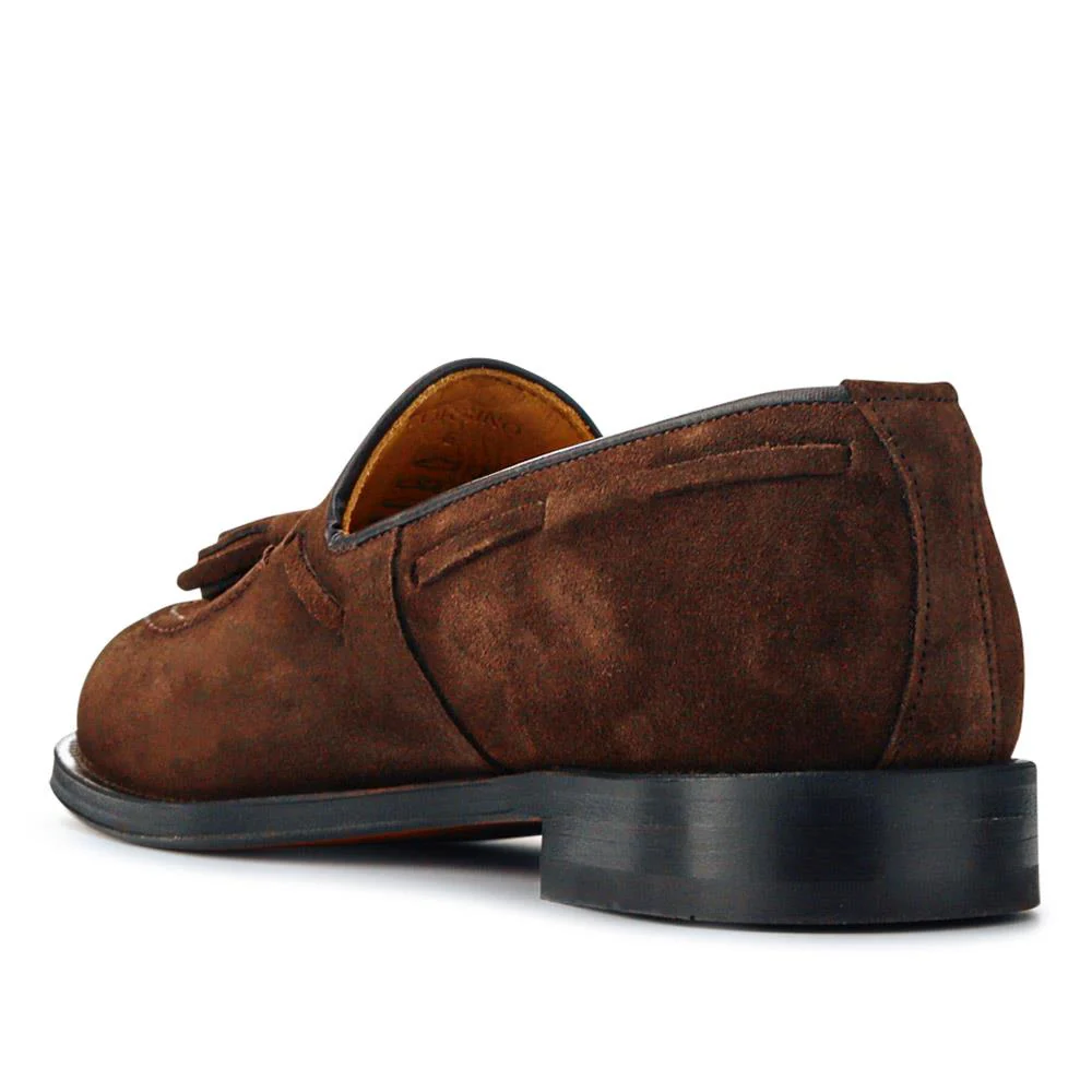 Corsino Smart Leather Loafers - CORSINO / 327 356 - Dark Brown Suede - Image 3