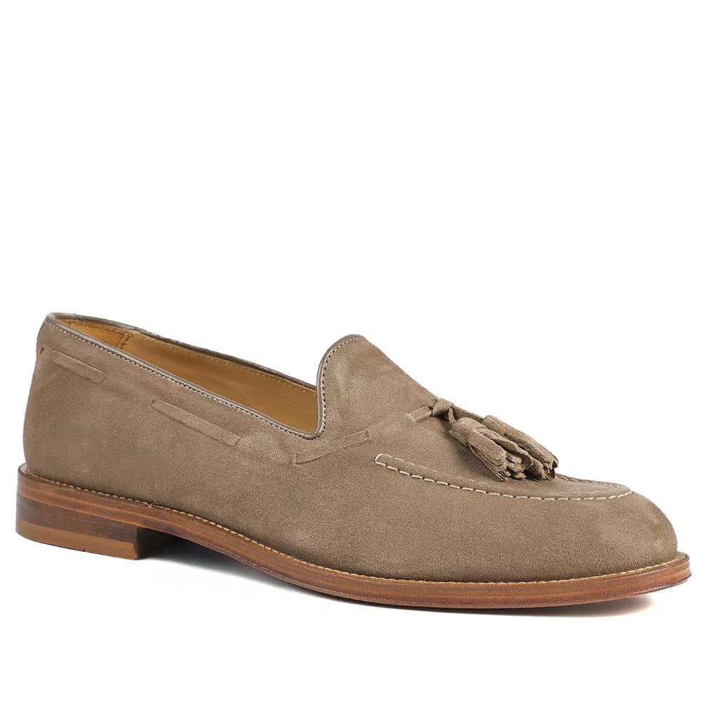 Corsino Smart Leather Loafers - CORSINO / 327 356 - Taupe Suede