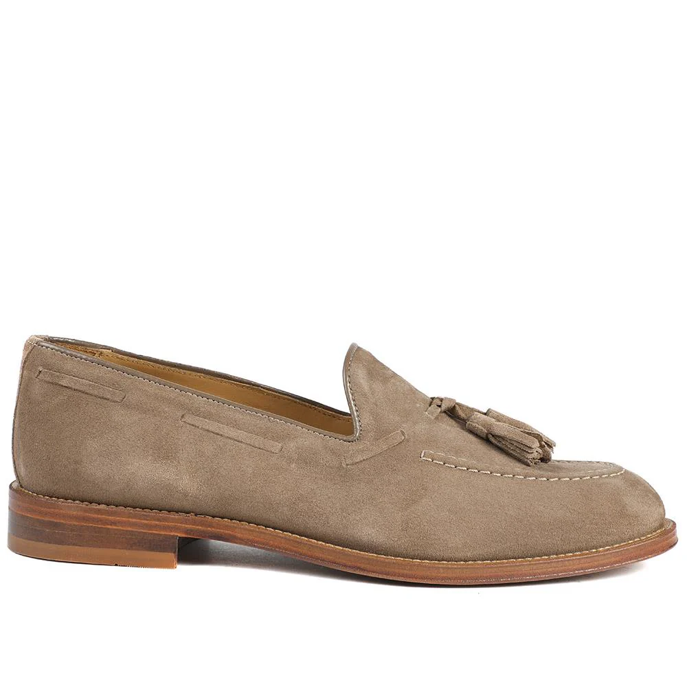 Corsino Smart Leather Loafers - CORSINO / 327 356 - Taupe Suede - Image 2