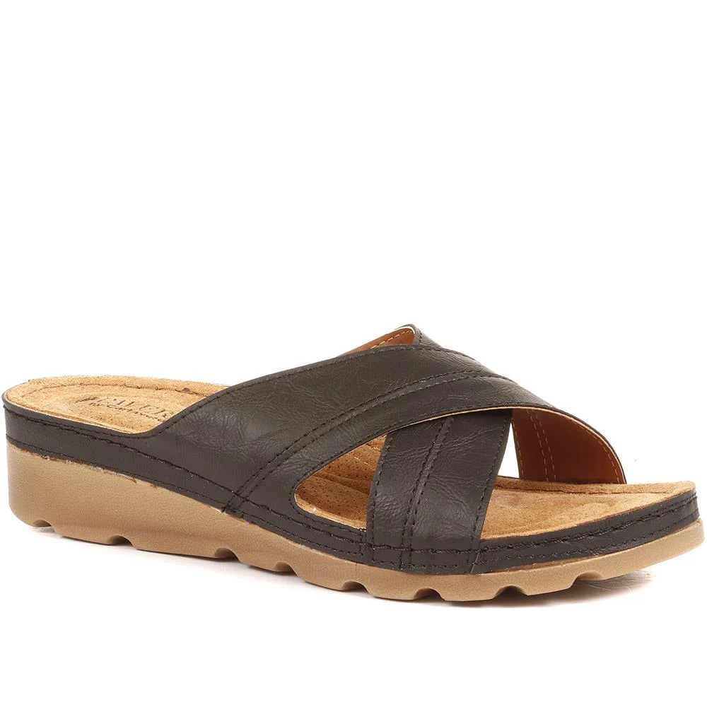 Crossover Mule Sandals - SERAY33007 / 320 090 - Image 5