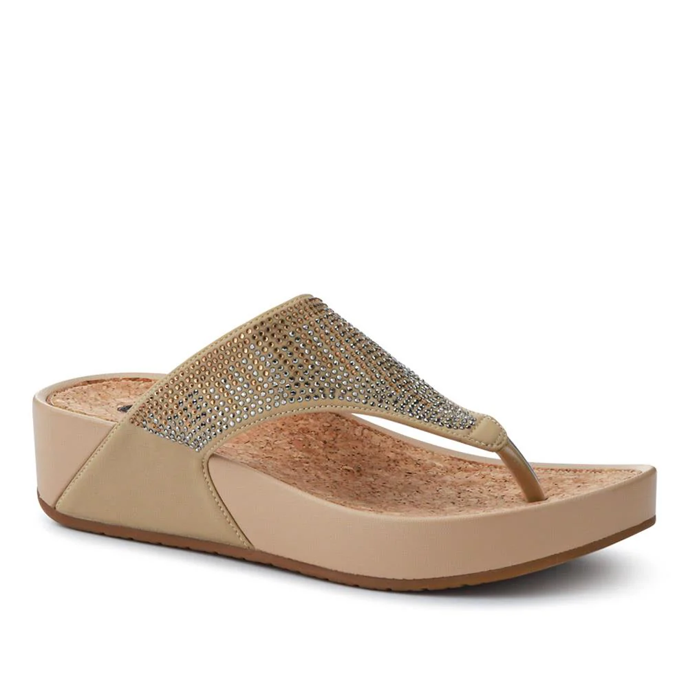 Cushioned Toe Post Sandals - BAIZH41043 / 327 114 - Image 2