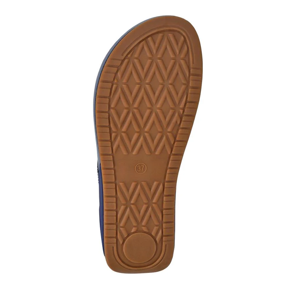 Cushioned Toe Post Sandals - BAIZH41043 / 327 114 - Blue - Image 5