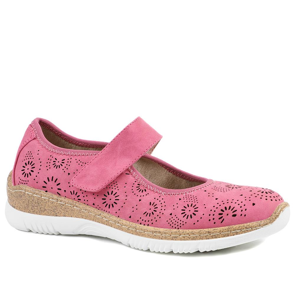 Cushioned Touch Fasten Mary Janes - WBINS43051 / 328 961 - Fuschia