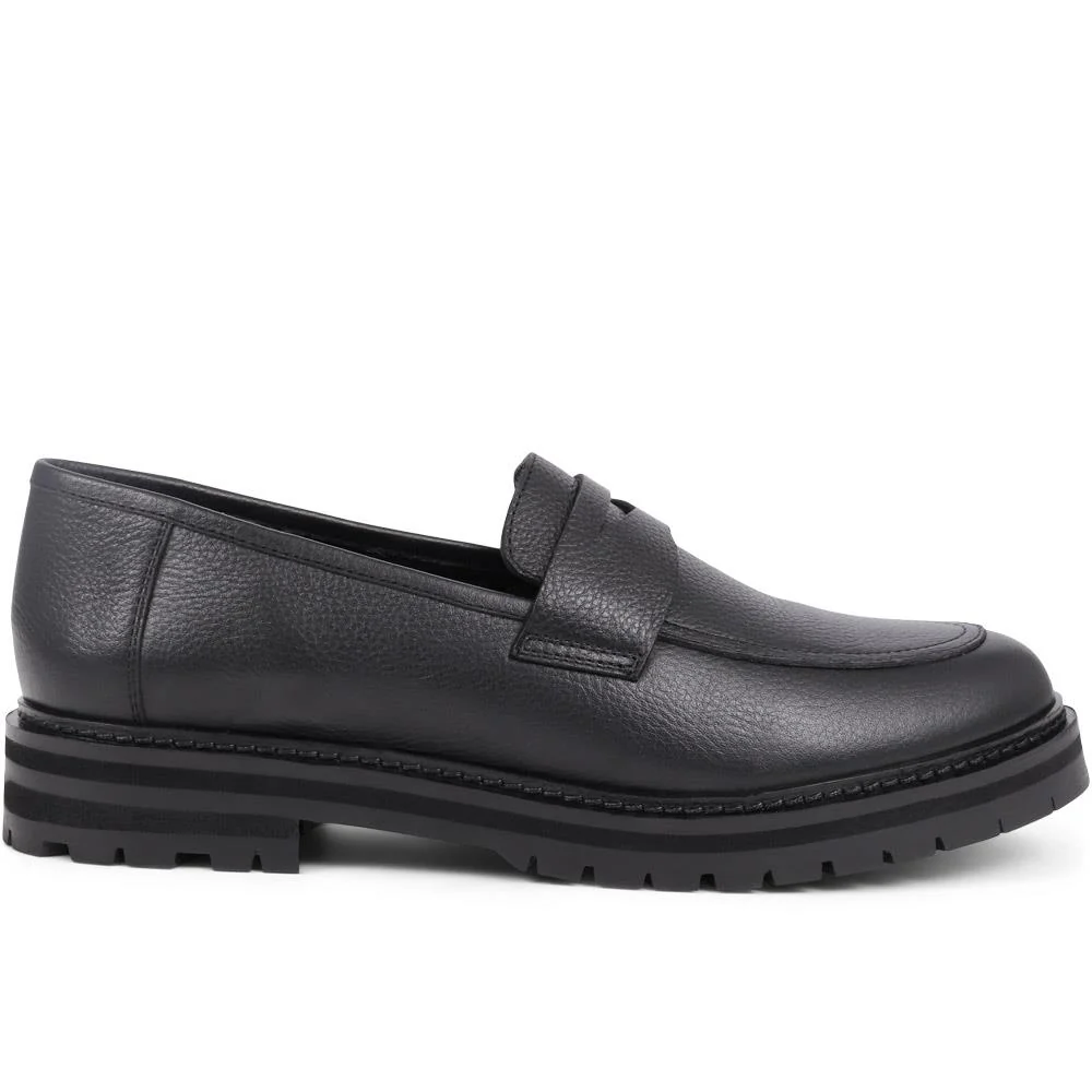 Darra2 Leather Loafers - DARRA2 / 325 352 - Black - Image 2