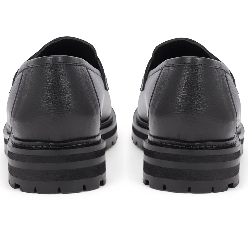 Darra2 Leather Loafers - DARRA2 / 325 352 - Black - Image 3