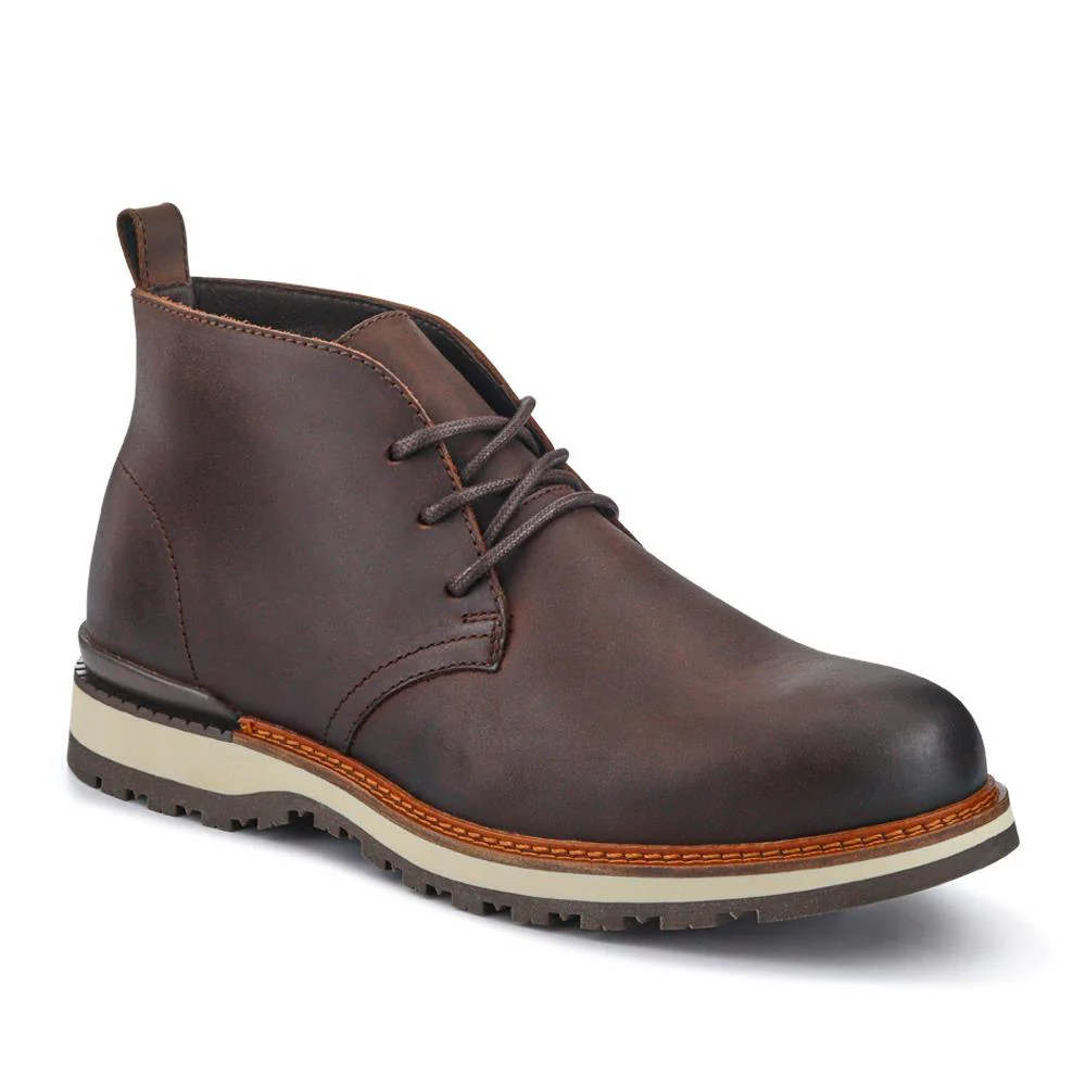 Darrel Grippy Leather Ankle Boots - DARRELL / 328 078 - Image 2