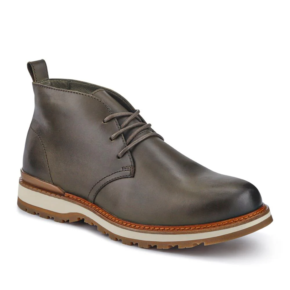 Darrel Grippy Leather Ankle Boots - DARRELL / 328 078 - Image 3