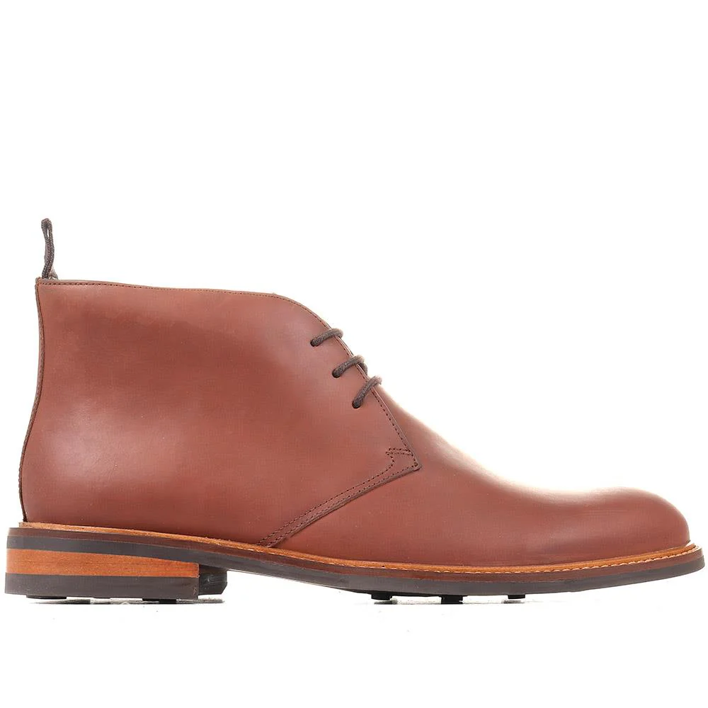 Driffield Leather Chukka Boots - DRIFFIELD / 322 608 - Tan - Image 2