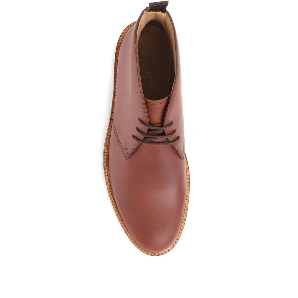 Driffield Leather Chukka Boots - DRIFFIELD / 322 608 - Tan - Image 4