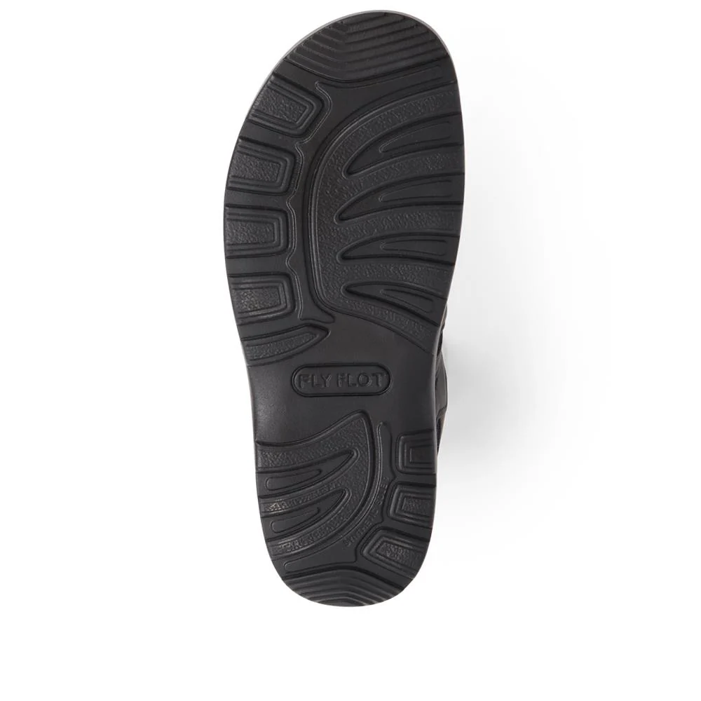 Fly Flot Dual Touch Fastening Sandals - FLY39099 / 324 767 - Black - Image 4