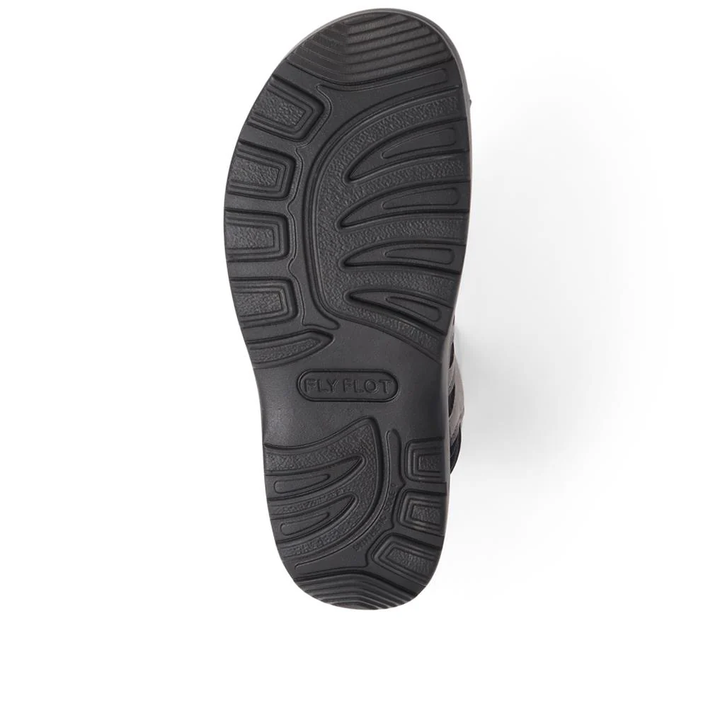 Fly Flot Dual Touch Fastening Sandals - FLY39099 / 324 767 - Grey - Image 4