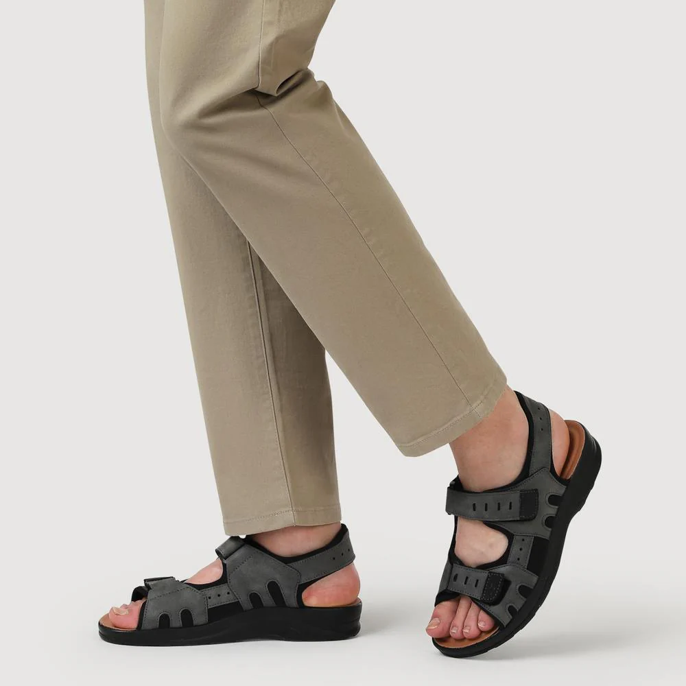 Fly Flot Dual Touch Fastening Sandals - FLY39099 / 324 767 - Grey - Image 5