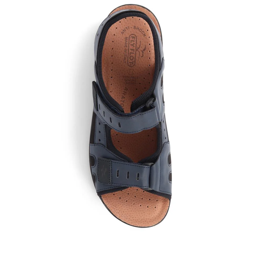 Fly Flot Dual Touch Fastening Sandals - FLY39099 / 324 767 - Navy - Image 6