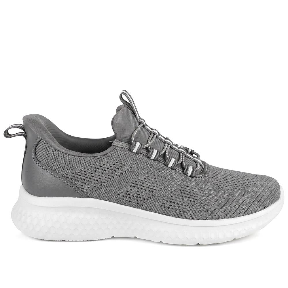 Easy Step In Lightweight Memory Foam Trainers - BRK44022 / 329 839 - Grey - Image 2