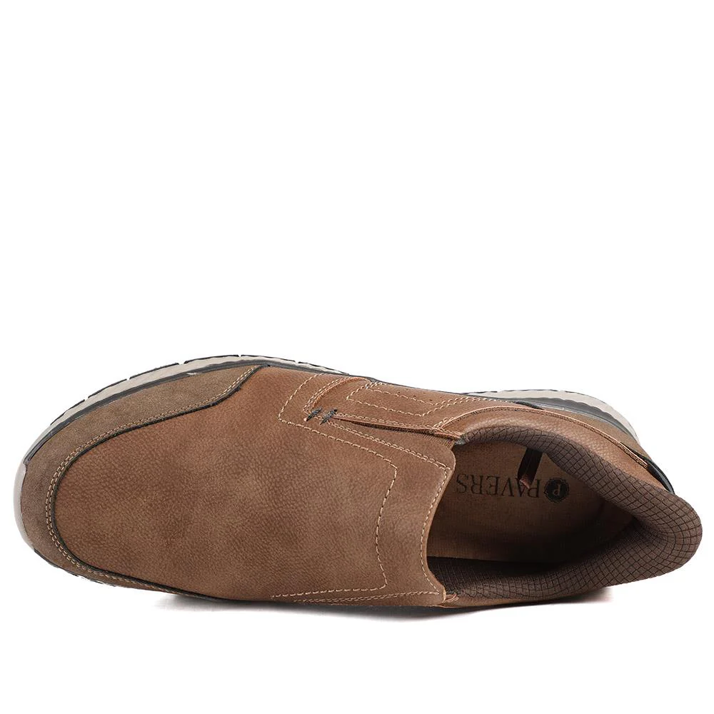 Easy Step In Wide Fit Laceless Shoes - GANG42000 / 327 877 - Cognac - Image 5