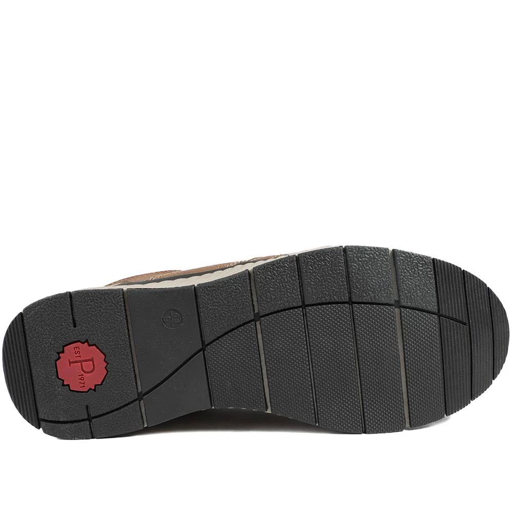 Easy Step In Wide Fit Laceless Shoes - GANG42000 / 327 877 - Cognac - Image 6