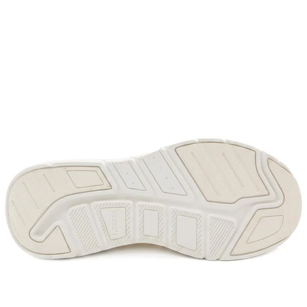Easy Step In Wide Fit Memory Foam Trainers - BOJIE43024 / 329 532 - Off White - Image 6