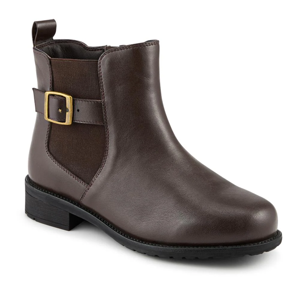 EasyFit Extra Wide Fit Leather Boots - LAYCIE / 328 475