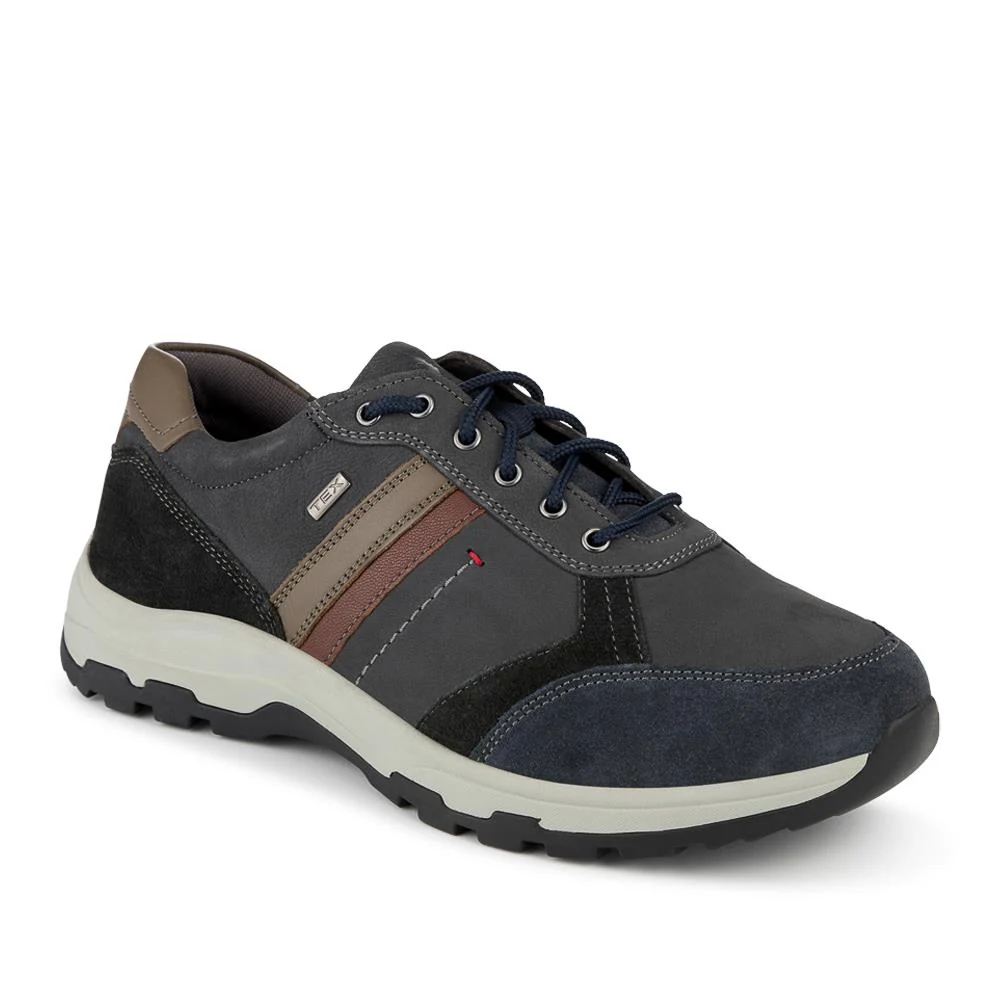 EasyFit Extra Wide Water Resistant Lace Up Shoes - ANTONY / 328 194 - Navy