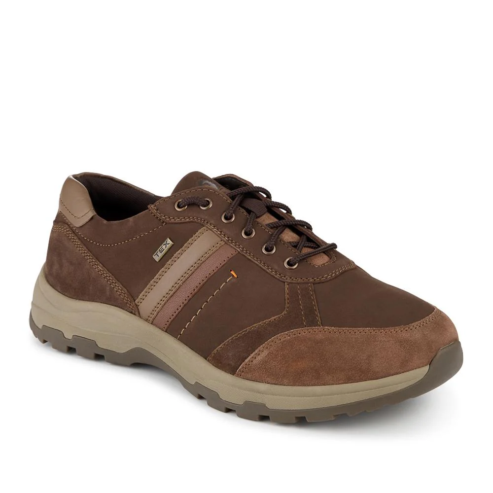 EasyFit Extra Wide Water Resistant Lace Up Shoes - ANTONY / 328 194 - Brown