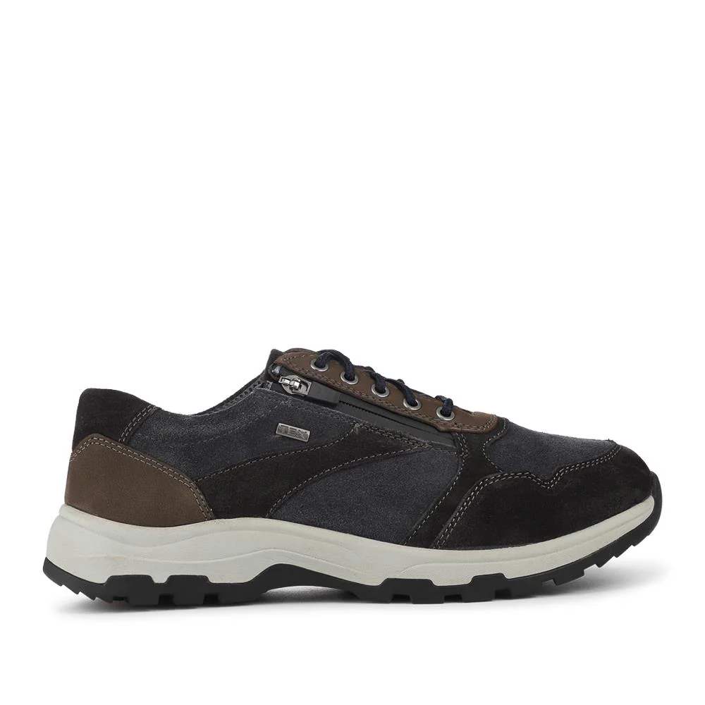 EasyFit Extra Wide Water Resistant Zipped Trainers - LEWISS / 328 213 - Navy - Image 2