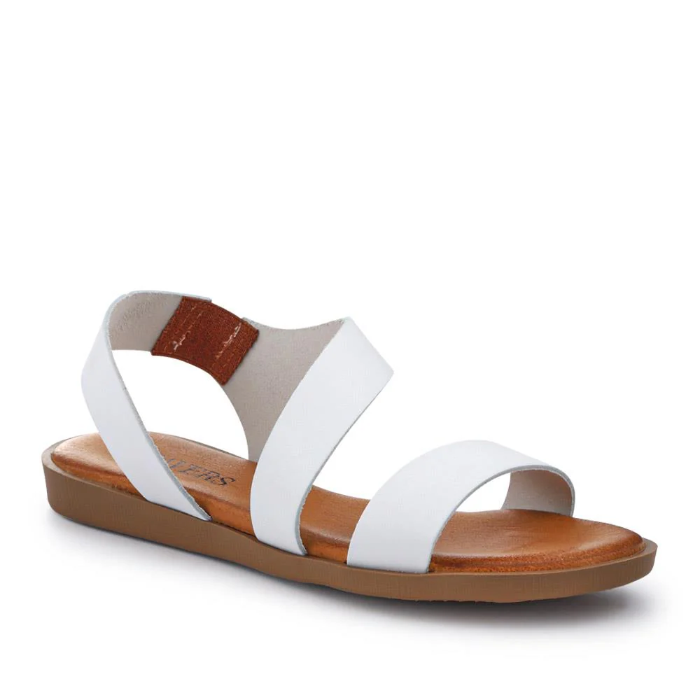 Elasticated Leather Sandals - PERSI41000 / 327 542 - Image 2