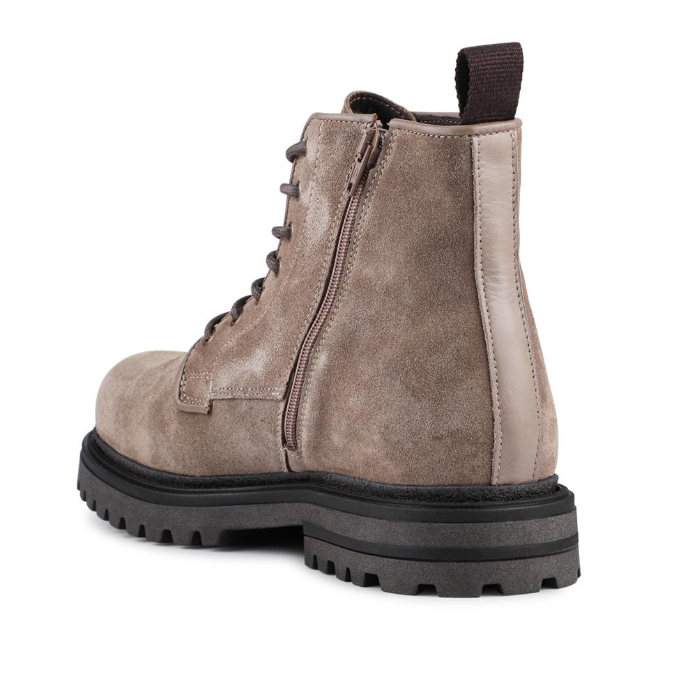 Elias Leather Lace-Up Boots - ELIAS / 328 080 - Taupe Suede - Image 3
