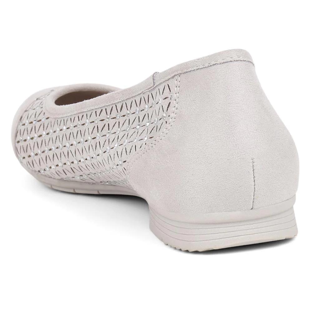Embellished Pumps - JANSP39007 / 325 059 - Light Grey - Image 3