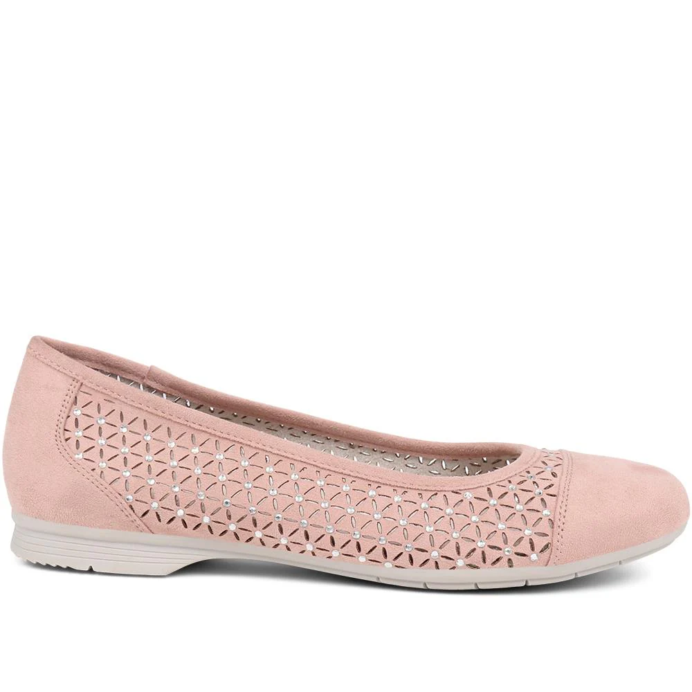 Embellished Pumps - JANSP39007 / 325 059 - Rose - Image 2