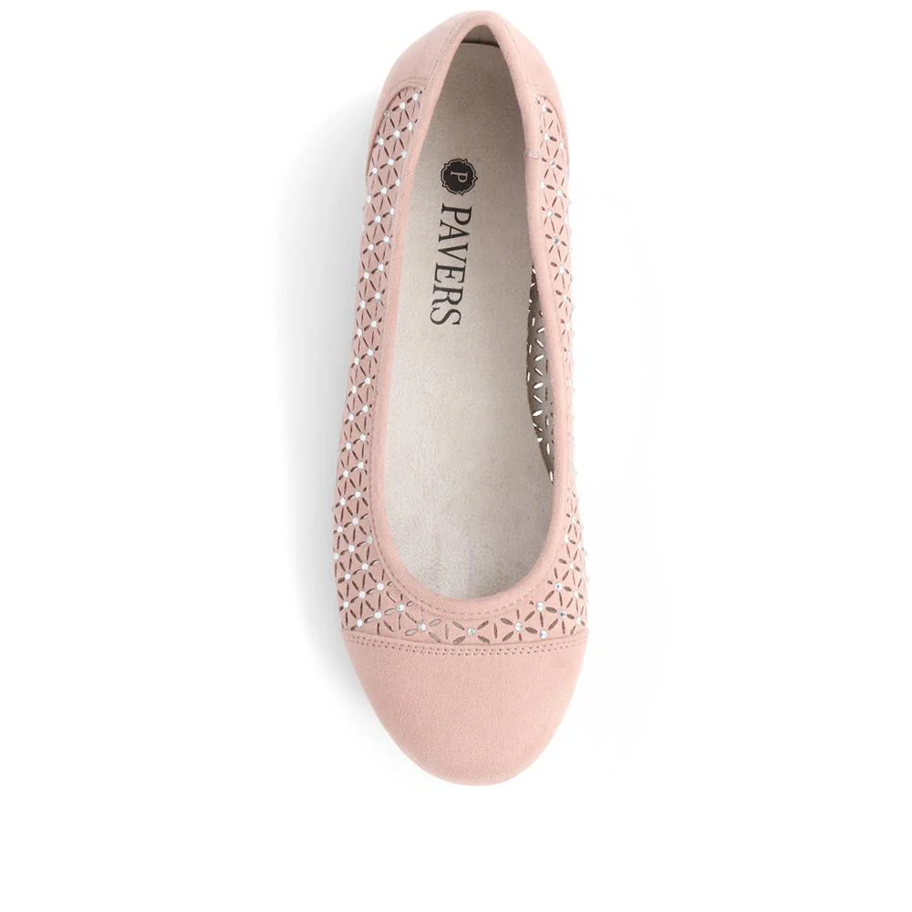 Embellished Pumps - JANSP39007 / 325 059 - Rose - Image 5