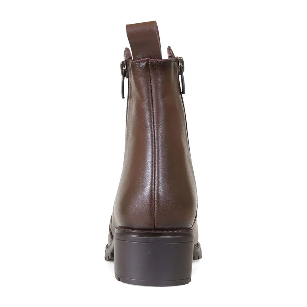 Essential Comfort Boots D Fit - SAGE - Sage / null - Brown Leather - Image 3