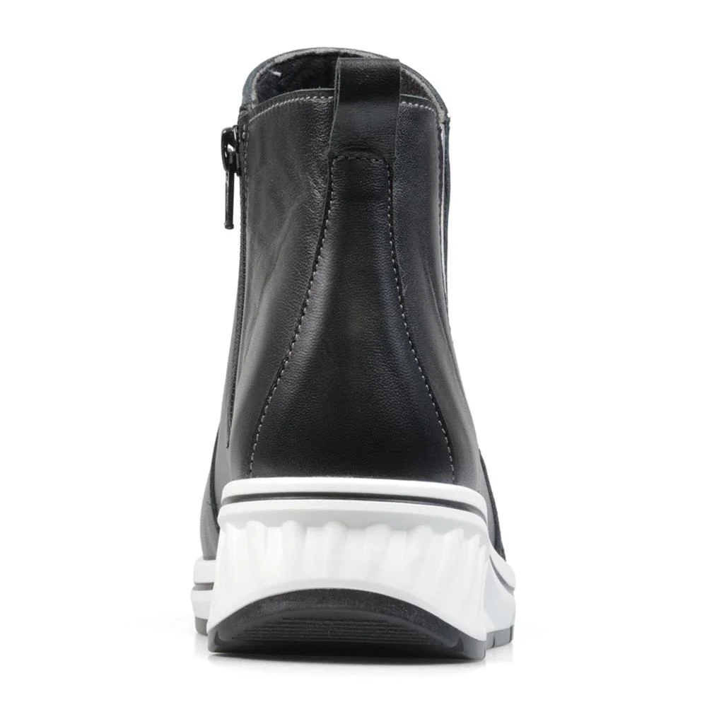 Essential Comfort Boots EE Fit - LENHAM - Lenham / null - Black Leather - Image 3