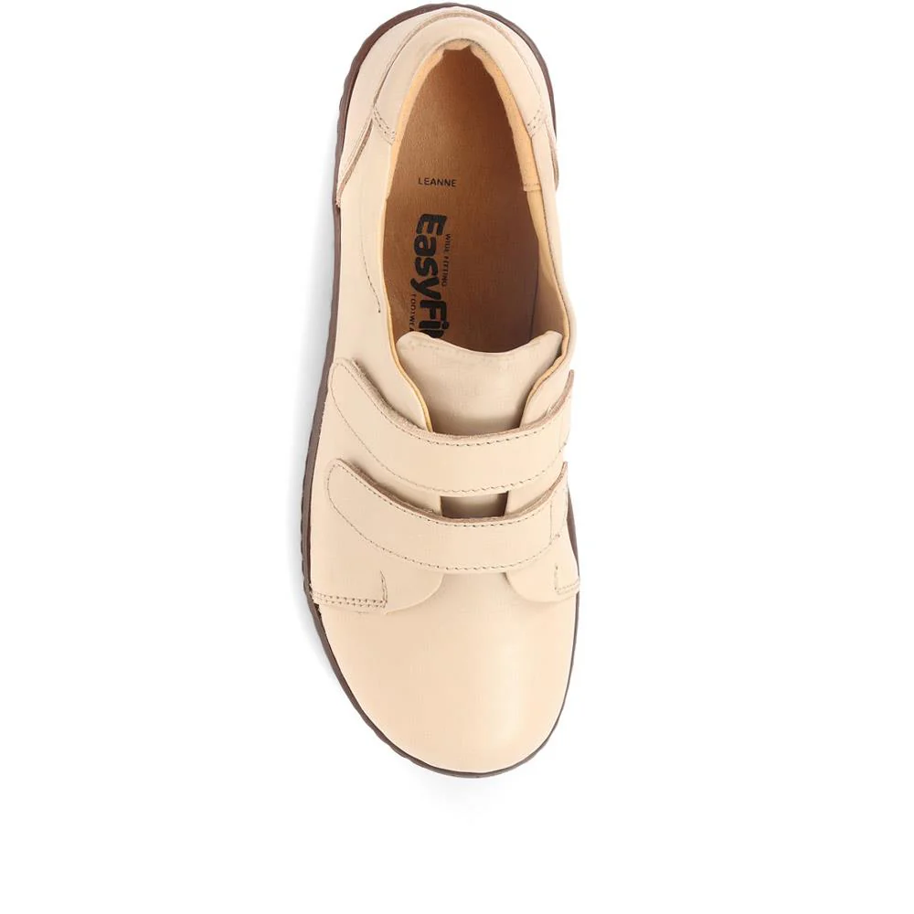 Extra-Wide Fit Adjustable Shoes - LEANNE / 320 188 - Beige - Image 4