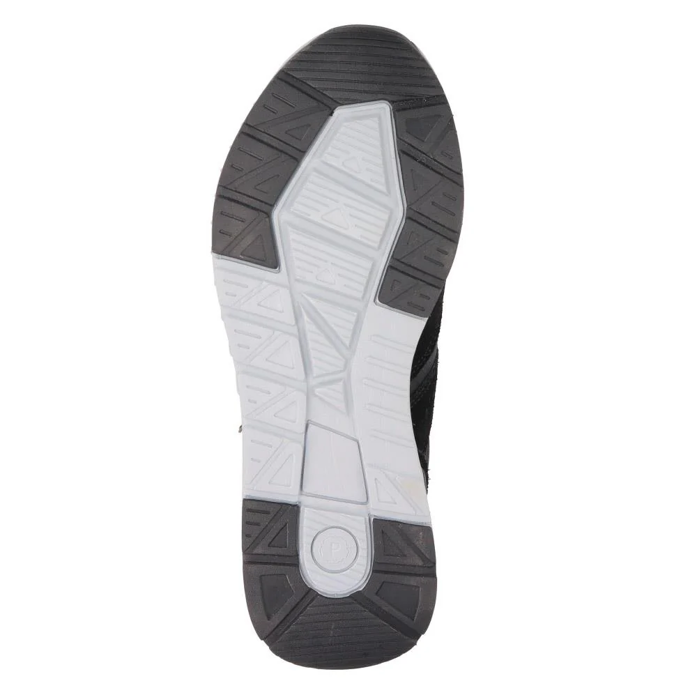 Extra-Wide Fit Casual Trainers  - RICHARD / 326 509 - Black - Image 4