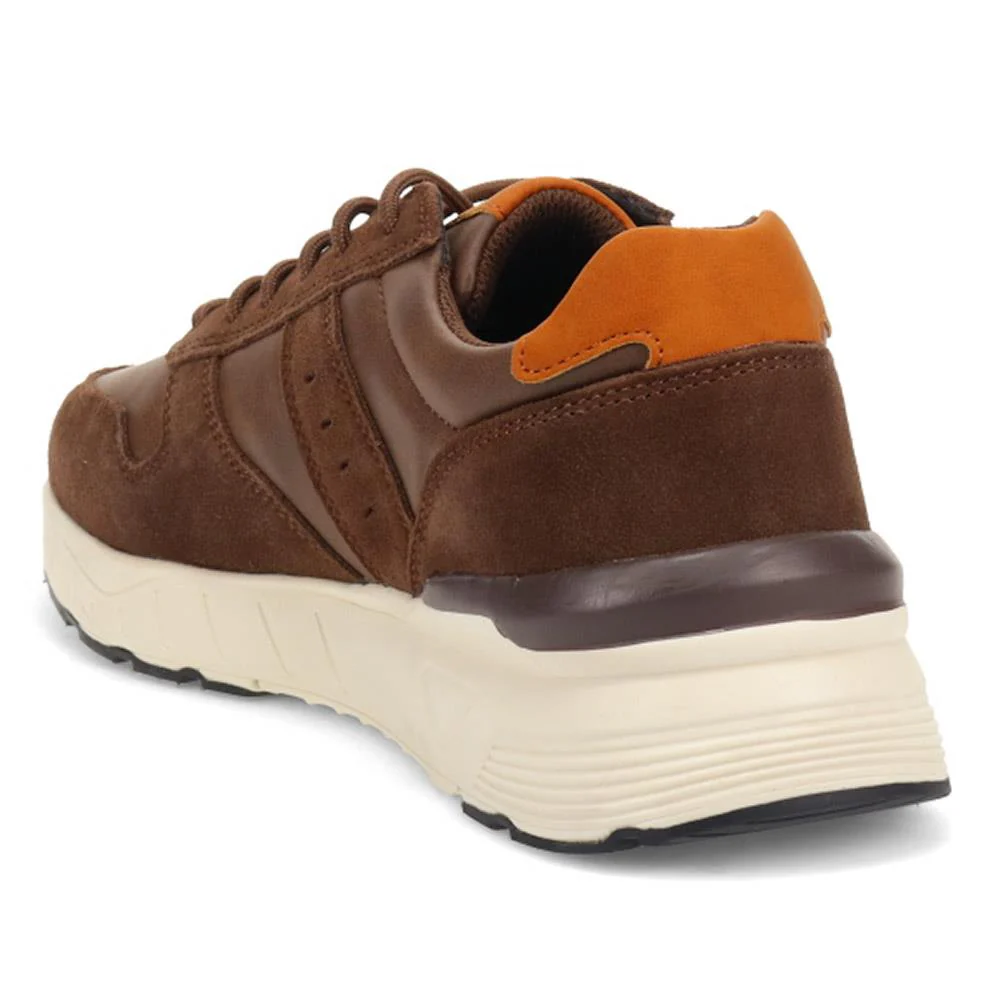 Extra-Wide Fit Casual Trainers  - RICHARD / 326 509 - Brown - Image 3