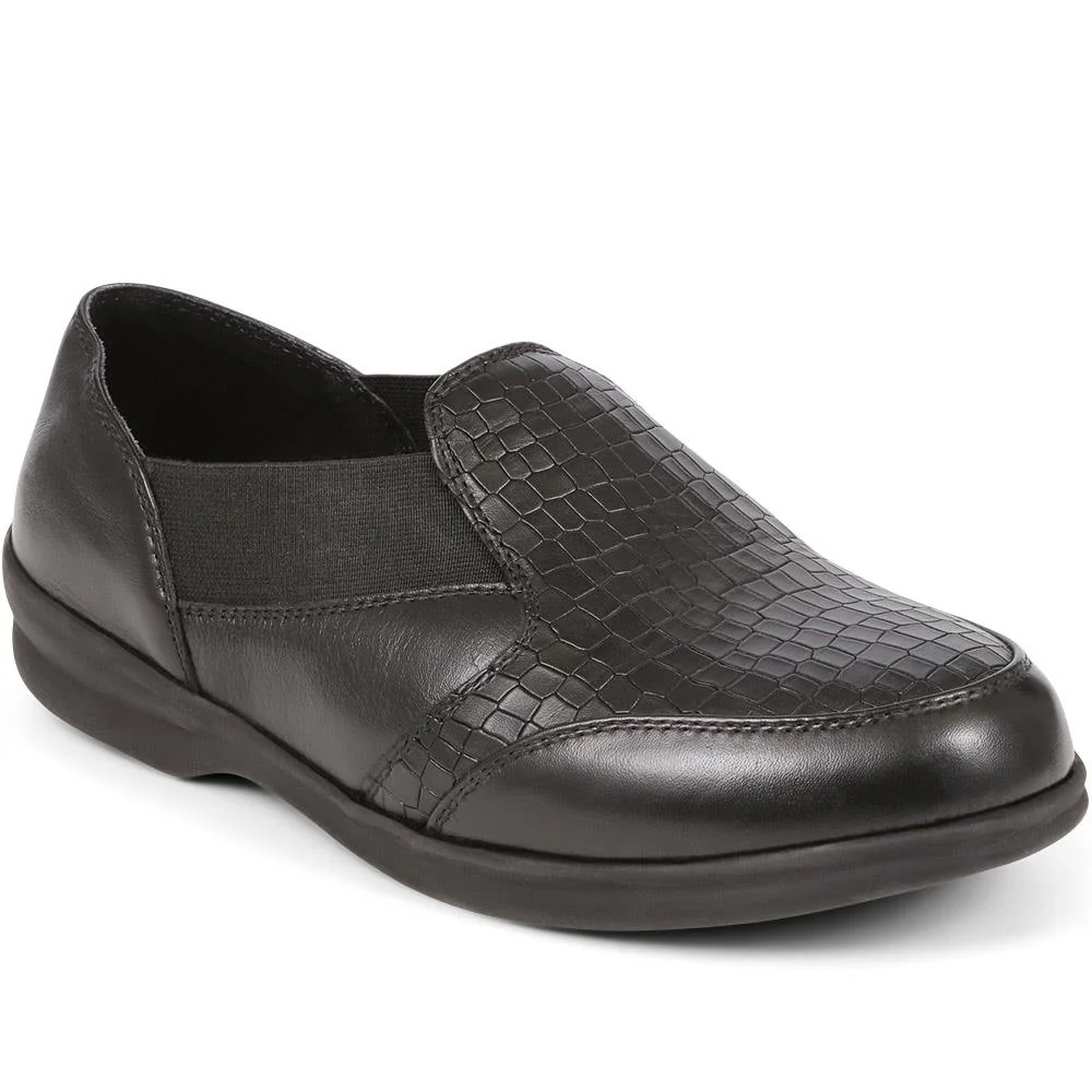 Extra Wide Fit Slip On Shoes - LILIANNE / 323 994 - Black