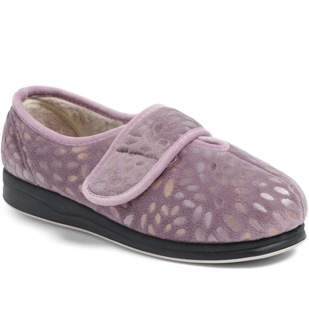 Extra-Wide Fit Slippers - AMINA / 323 506 - Image 3