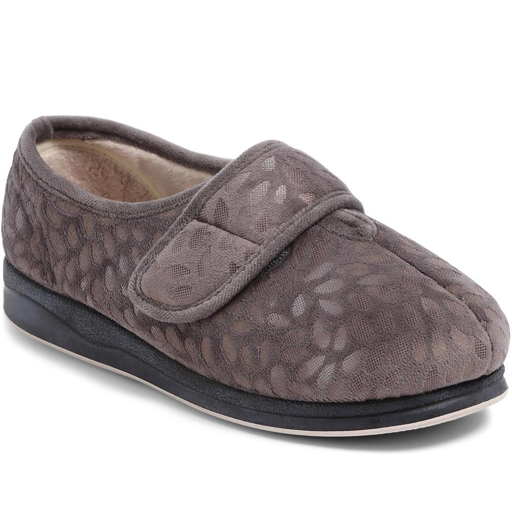 Extra-Wide Fit Slippers - AMINA / 323 506 - Image 4